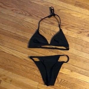 *ZAFUL NWOT*  black bikini set